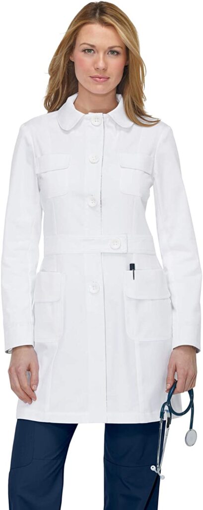 Catálogo de trajes médicos KOI: saco blanco